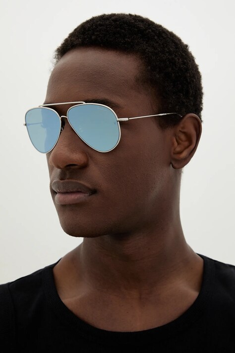 Sunčane naočale Ray-Ban 0RBR0101S boja: srebrna