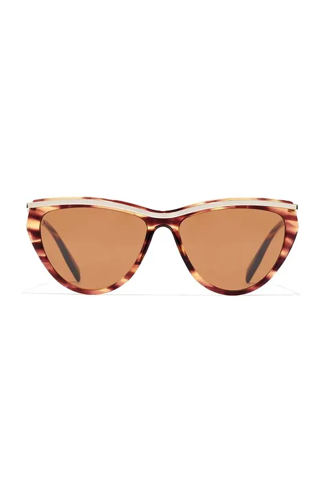Hawkers okulary przeciwsłoneczne kolor brązowy HA-HBOW23CWX0