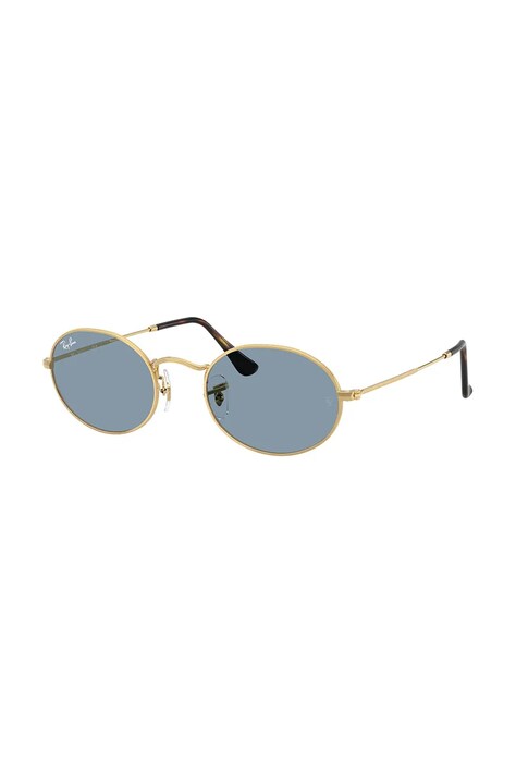Ray-Ban ochelari de soare OVAL culoarea negru, 0RB3547