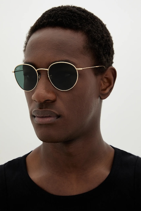 Ray-Ban okulary przeciwsłoneczne kolor złoty 0RBR0103S