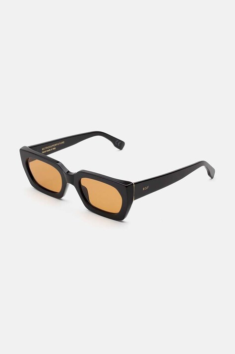 Retrosuperfuture ochelari de soare Teddy culoarea negru, TEDDY.BTR