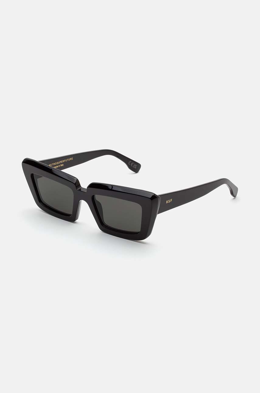 Sluneční brýle Retrosuperfuture Coccodrillo černá barva, COCCODRILLO.2GS