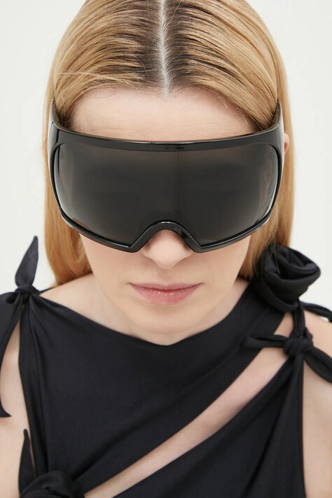 Γυαλιά ηλίου Rick Owens χρώμα: μαύρο, RG0000011.GBLKB