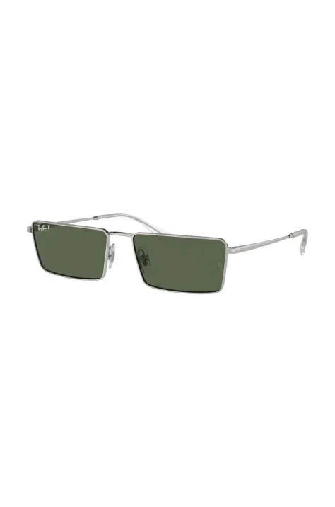 Slnečné okuliare Ray-Ban zelená farba, 0RB3741