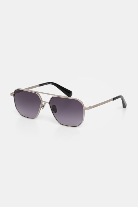 AllSaints okulary przeciwsłoneczne Dune srebrne ALS7007