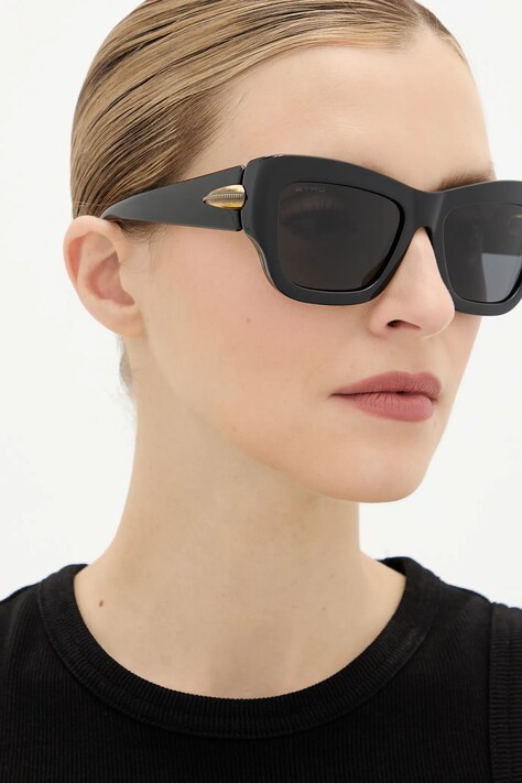Etro okulary przeciwsłoneczne kolor czarny ETRO 0121/S