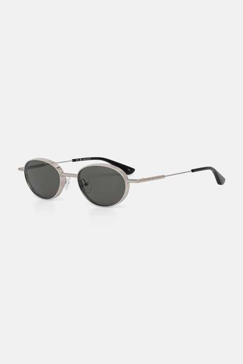 Slnečné okuliare Alexander McQueen strieborná farba, AM0523S