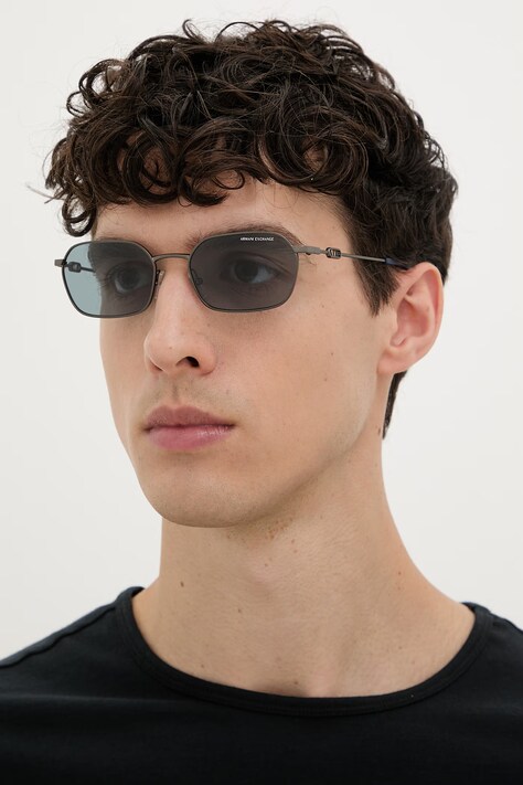 Armani Exchange okulary przeciwsłoneczne szare 0AX2056S
