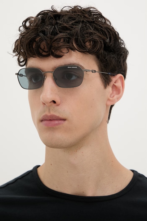 Armani Exchange okulary przeciwsłoneczne szare 0AX2056S