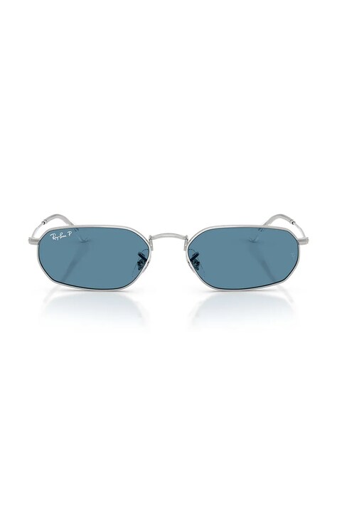 Ray-Ban okulary przeciwsłoneczne kolor srebrny 0RB3947