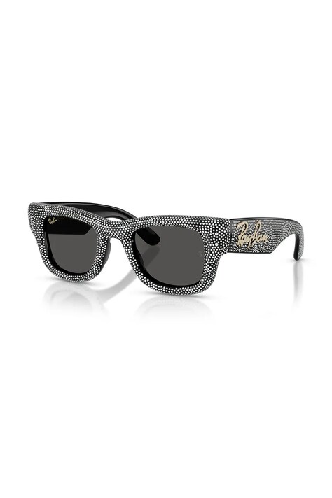 Ray-Ban okulary przeciwsłoneczne kolor srebrny 0RB4940BP