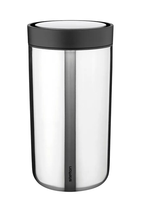 Termo hrnček Stelton To-Go Click 200 ml šedá farba