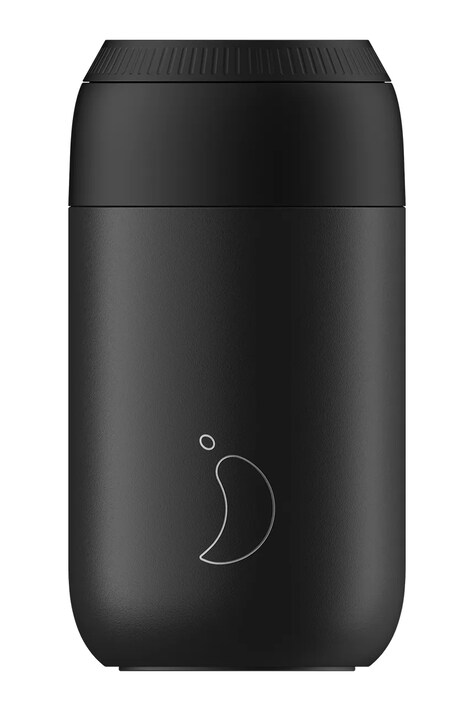 Hrnček na kávu Chillys Series 2, 340ml čierna farba