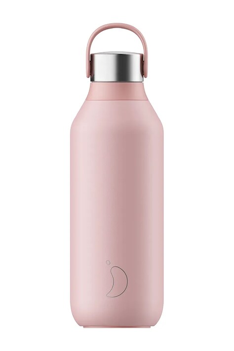 Termo fľaša Chillys Series 2, 500 ml ružová farba