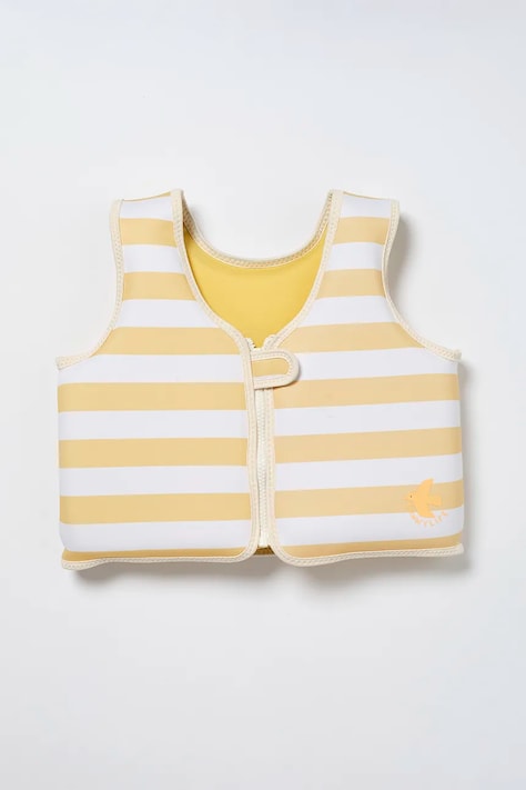 Дитячий жилет для плавання SunnyLife Sammy the Seagull Mustard Stripe 3-6 years колір жовтий