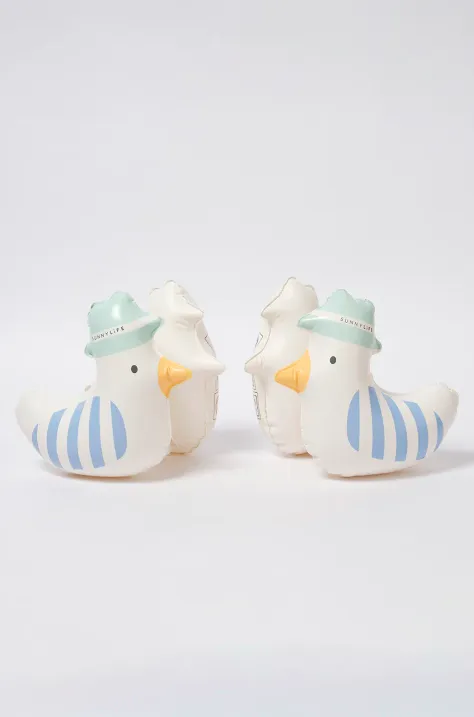 SunnyLife rękawki do nauki pływania Sammy the Seagull Blue Stripe kolor multicolor