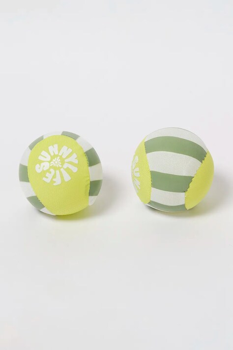 Plážová lopta SunnyLife Skim Ball Set Tides Out Citrus 2-pak viac farieb