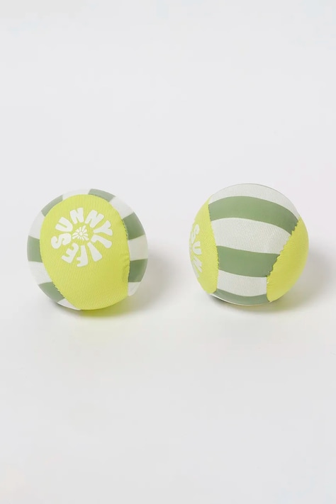Пляжний м'яч SunnyLife Skim Ball Set Tides Out Citrus 2-pack