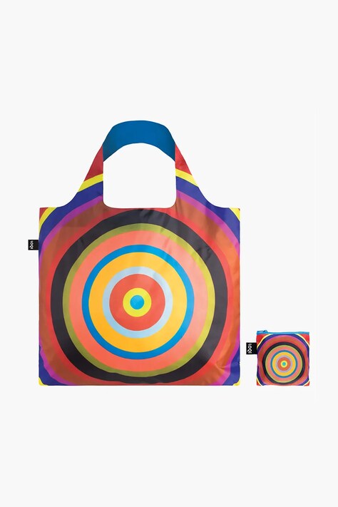 LOQI torba podręczna Target by Poul Gernes kolor multicolor
