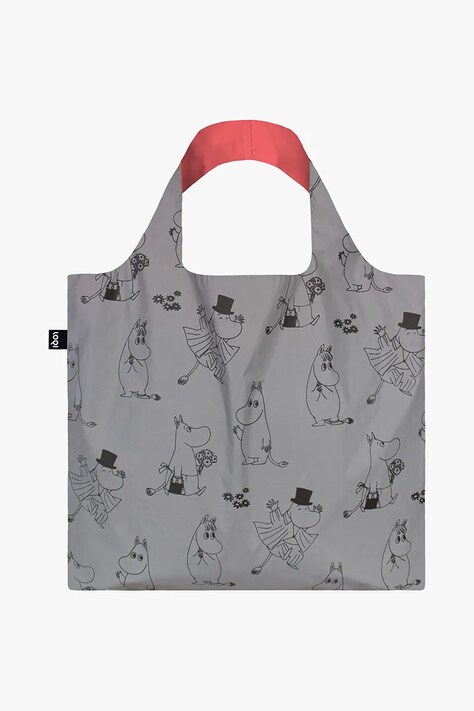 Nákupná taška LOQI Family Pattern x Moomin viac farieb