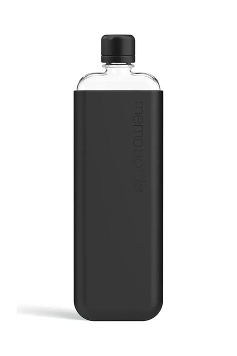 Пляшка для води Memobottle Original Slim 450 ml колір чорний