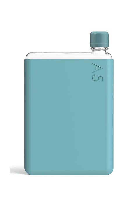 Memobottle sticlă de apă Sea Mist A5 750 ml culoarea turcoaz