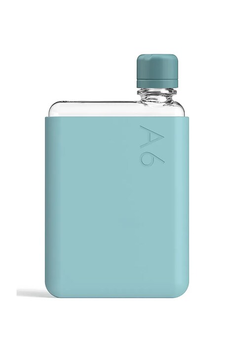 Φιάλη νερού Memobottle Original A6 375 ml χρώμα: τιρκουάζ