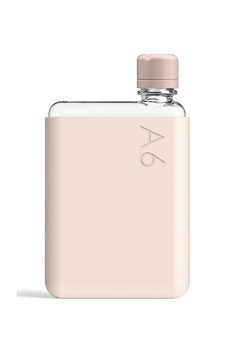 Memobottle sticlă de apă Original A6 375 ml culoarea roz