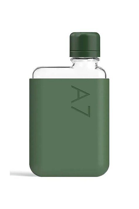 Memobottle sticlă de apă Original A7 180 ml culoarea verde