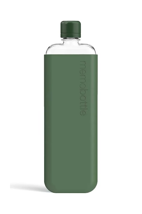 Steklenica za vodo Memobottle Original Slim 450 ml zelena barva