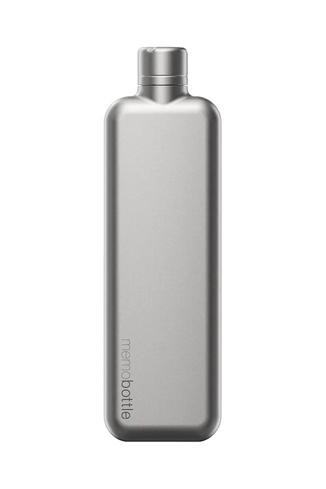 Steklenica za vodo Memobottle Stainless Steel Slim 6000 ml siva barva