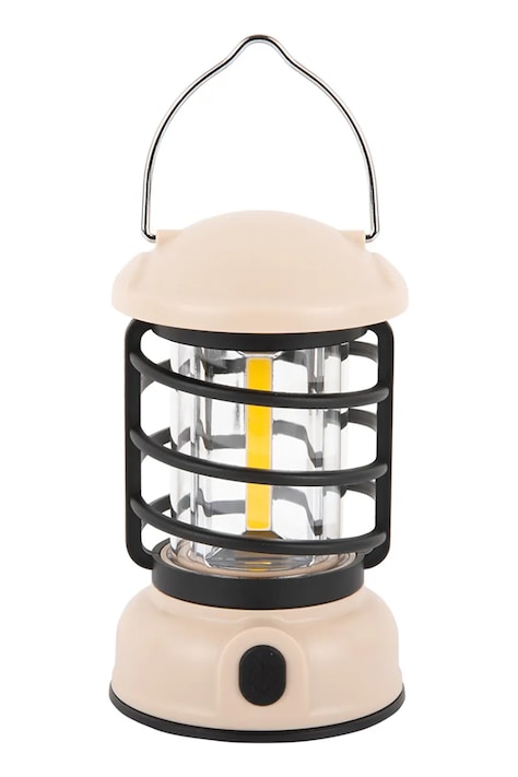 Led фенер Leitmotiv Camping Lantern LED 15 cm в бежово