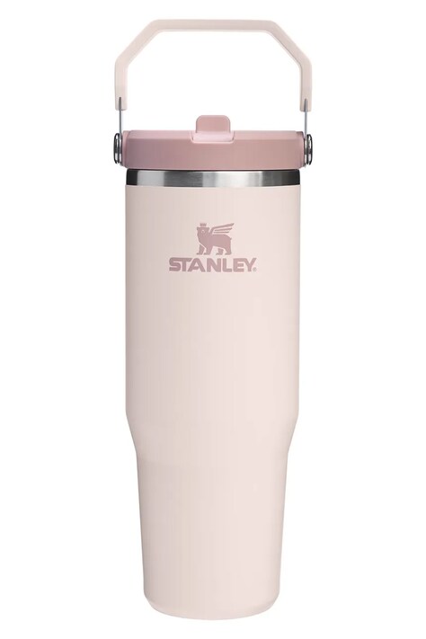 Ισοθερμική κούπα Stanley The IceFlow™ Flip Straw 2.0 0,89 l χρώμα: ροζ