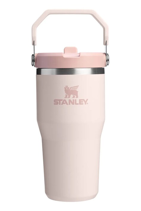 Stanley cană termică The IceFlow™ Flip Straw 2.0,6 l culoarea roz