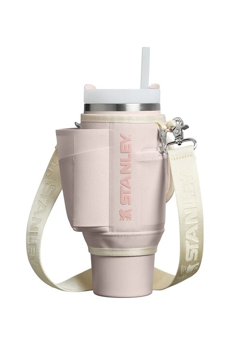 Stanley pokrowiec z paskiem na kubek termiczny The All-Day Quencher Carry-All 0,89 l kolor różowy
