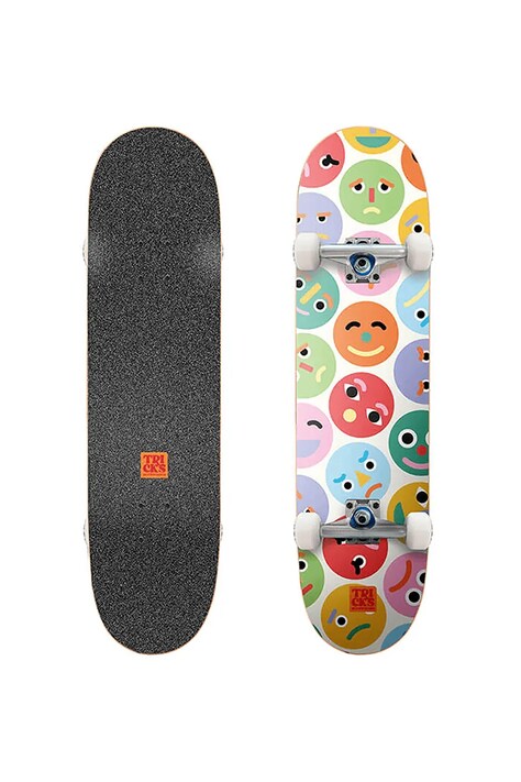 Tricks deskorolka dziecięca MIDI Emotions 18,5 x 71 cm kolor multicolor