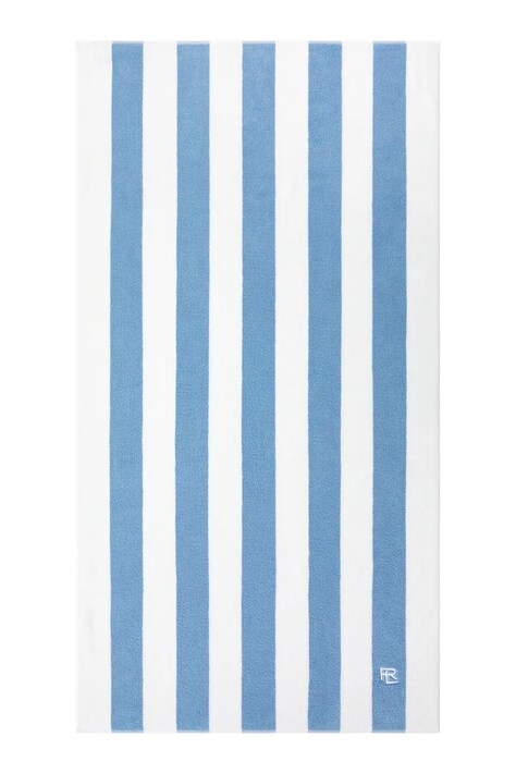 Ralph Lauren ręcznik plażowy bawełniany HENLEY Denim 90 x 170 cm kolor niebieski