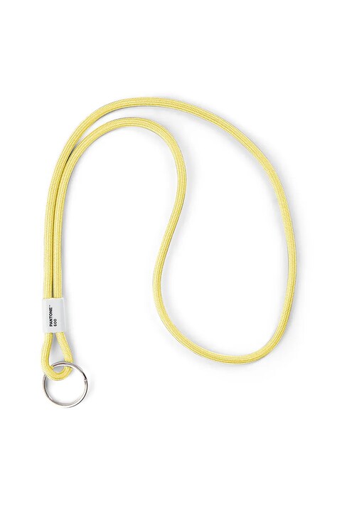 Pantone smycz do kluczy 48 cm kolor żółty