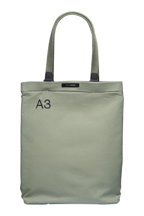 Memobottle borsa per la spesa Daily Tote A3 colore verde