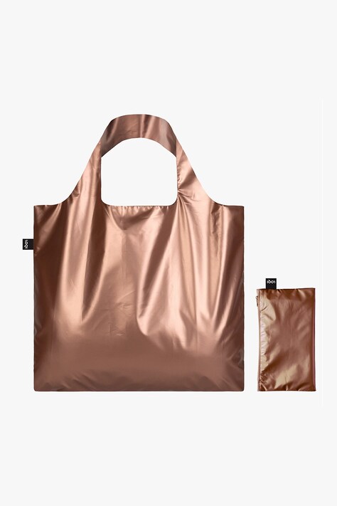 LOQI torba podręczna METALLIC kolor różowy