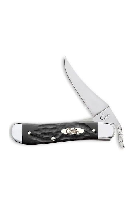 Case scyzoryk Jigged Rough 10,7 cm kolor czarny