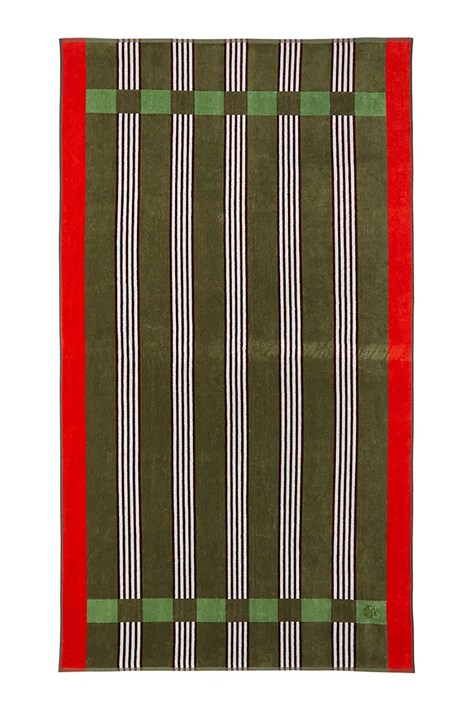 BOSS prosop de plajă din bumbac VENTO Kaki 90 x 160 cm culoarea verde, 1068044