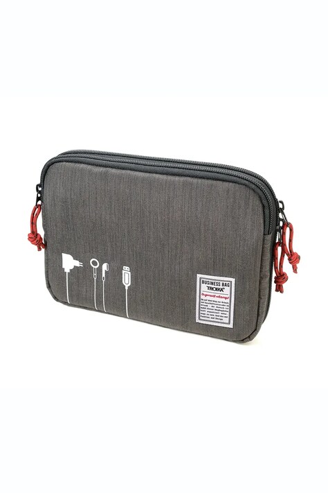 Troika organizer biurowy podróżny z materiału tekstylnego 23,5 x 17 x 3,5 cm TRBBG64.GY