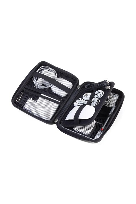 Troika etui podróżne z tworzywa sztucznego 22 x 16 x 5 cm TRCBO11.BK