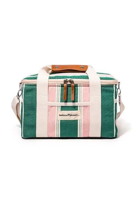 Business & Pleasure Co. torba termiczna z bawełną 32 x 22 x 20 cm BPA-COO-BIS-GRN