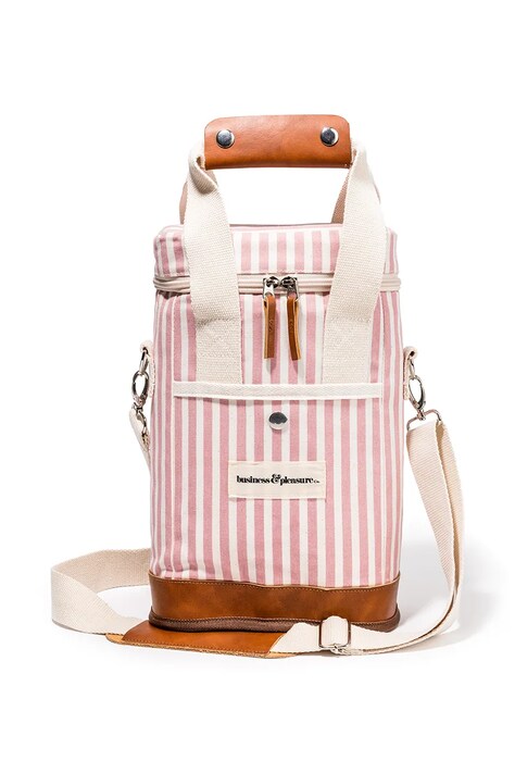 Business & Pleasure Co. piknik táska pamutból 34,5 x 27 x 12,7 cm BPA-WCB-LAU-PNK