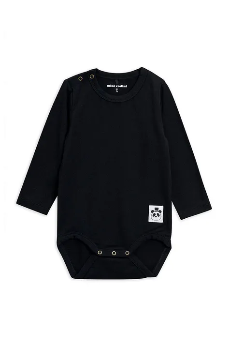 Боді для немовлят Mini Rodini колір чорний