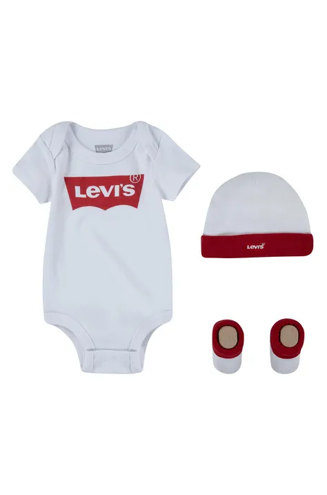 Levi's Compleu bebe culoarea alb