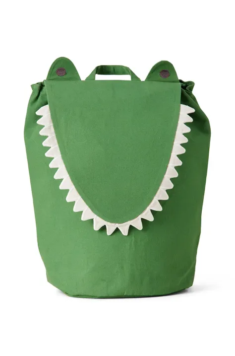 ferm LIVING coș de depozitare Crocodile culoarea verde