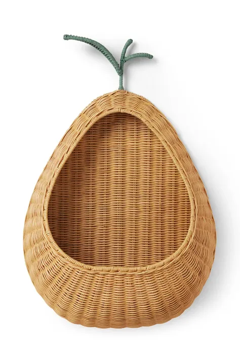 Οργανωτής τοίχου ferm LIVING Pear Braided χρώμα: μπεζ